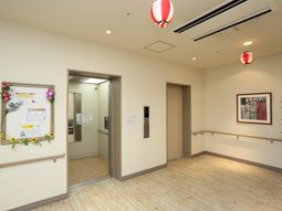 廊下に和の飾り付け