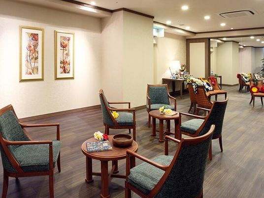 和やかな休憩スペース