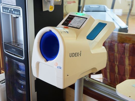 機能訓練用機器のアップ