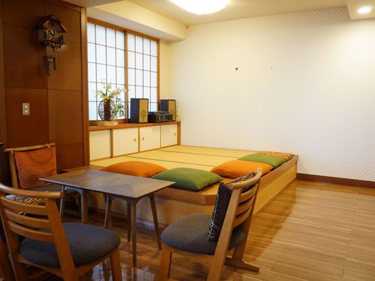 和室の落ち着いた居室