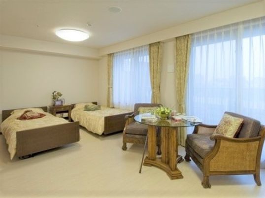 居心地の良い広々とした居室