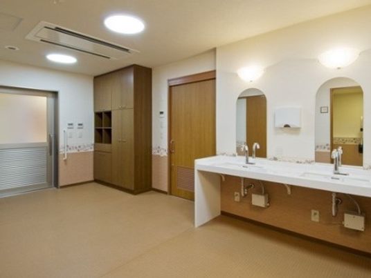 清潔感のある洗面所