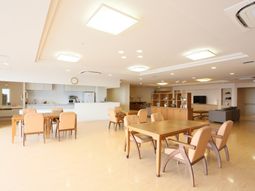 明るい共有スペース