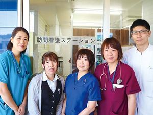 訪問看護のスタッフ玄関  