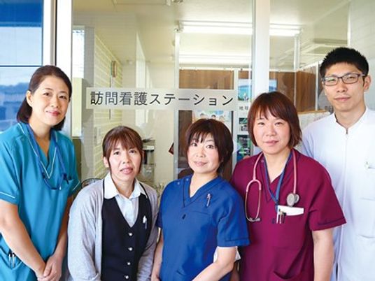 訪問看護のスタッフ玄関  