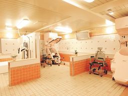 明るい機能訓練室