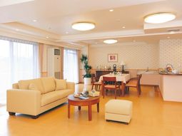 明るい共有スペース