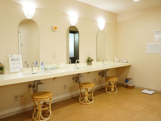 洗面所の整った空間