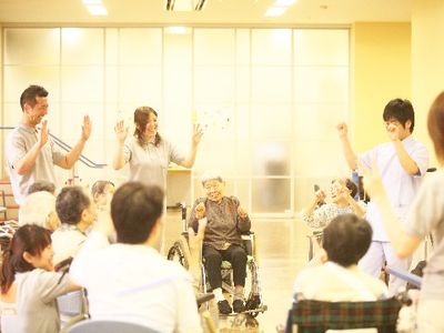 活動中の機能訓練室