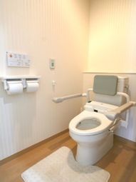 清潔なトイレの設備
