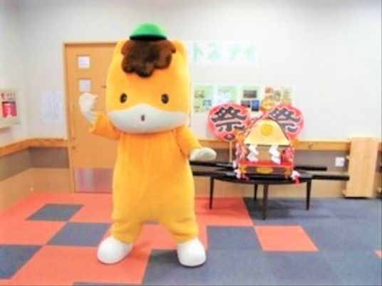 キャラクターがいる広間