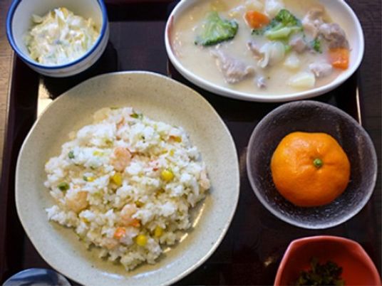 栄養満点の手作り料理