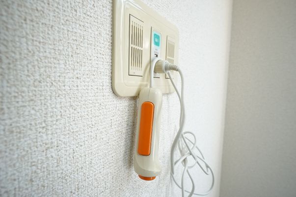 壁に取り付けられたナースコール