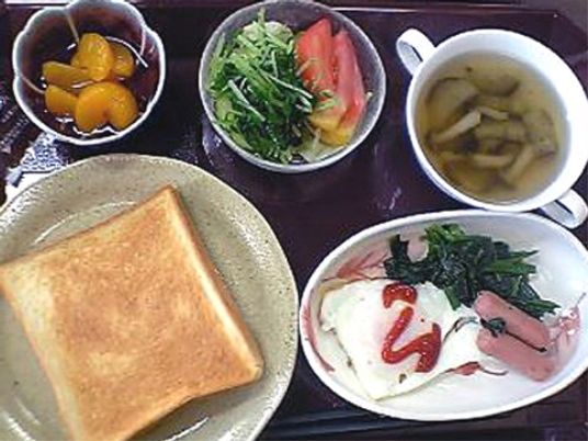 栄養満点の朝食メニュー