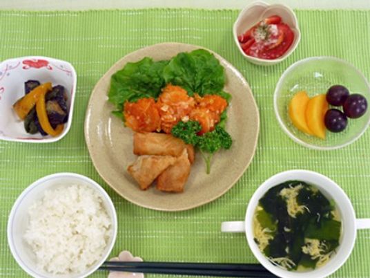 バランスの良い食事内容