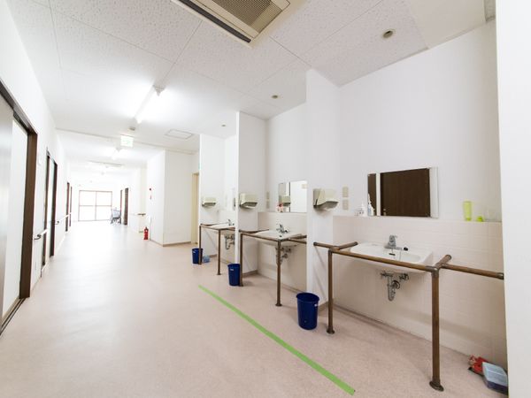 廊下の手洗い場所