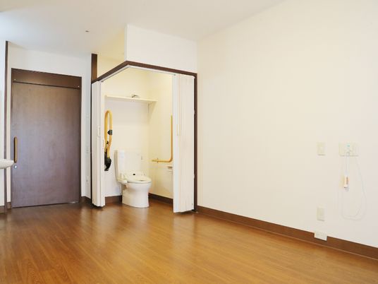 居室のトイレ付き角部屋