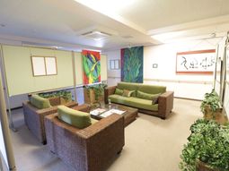 快適な共用ラウンジの様子