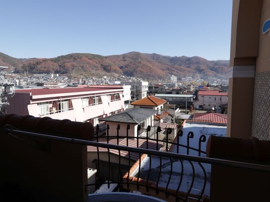 眺望が開けたバルコニー
