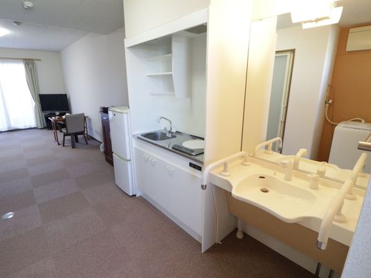 広々とした居室の一角