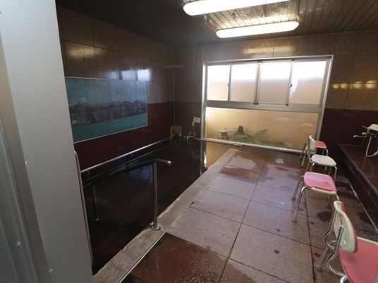 ゆったりとした浴室