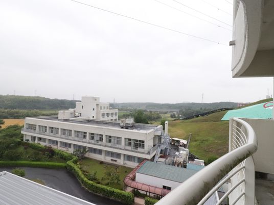 緑豊かな外観景色