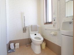 きれいなトイレの一角