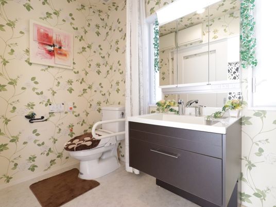 清潔感のある洗面台