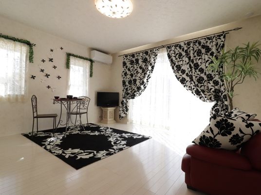 装飾された居室空間