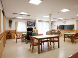 明るい共有スペース