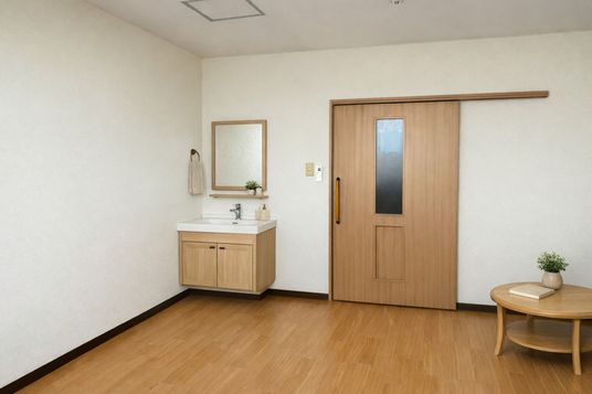 落ち着きのある居室