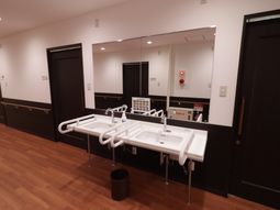 清潔感ある洗面台エリア