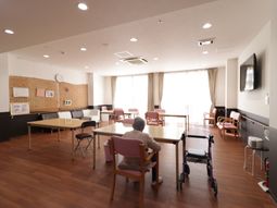 明るい共用スペース