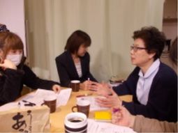 スタッフと利用者の会話