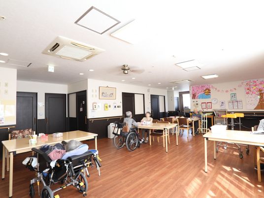 共用スペースと利用者様