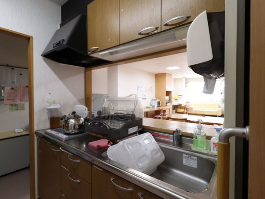 共用キッチン一角の様子