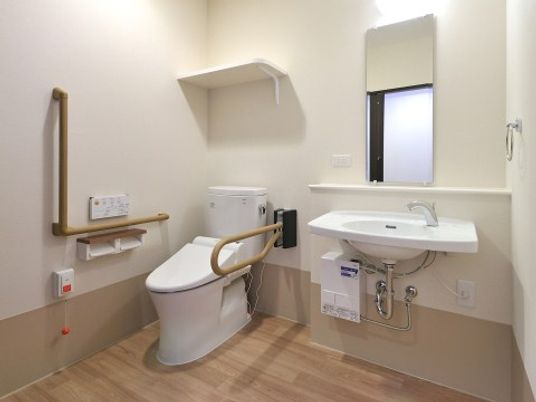 バリアフリーなトイレ