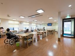 明るい共有スペース