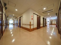 清潔感ある廊下の光景