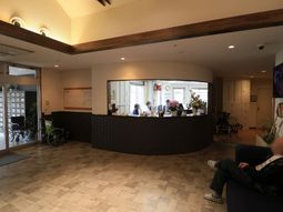 応接スペースのあるロビー
