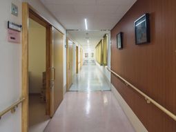 温かみのある廊下