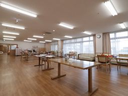 明るい共用スペース