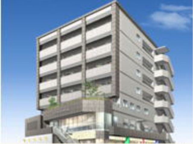 モダンな建築の外観 外観 現代的なデザインの建物の地上数階建てで、天気の良い日には気持ちの良い環境でお仕事ができます。