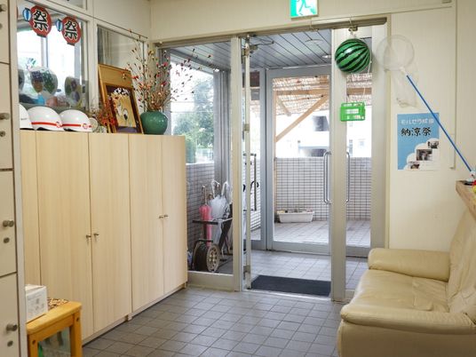 エントランスの風景