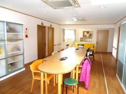 明るい共用スペース