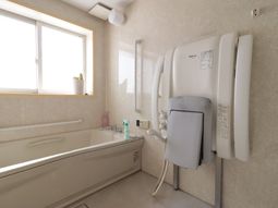 清潔な浴室設備