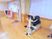 明るい運動設備の部屋
