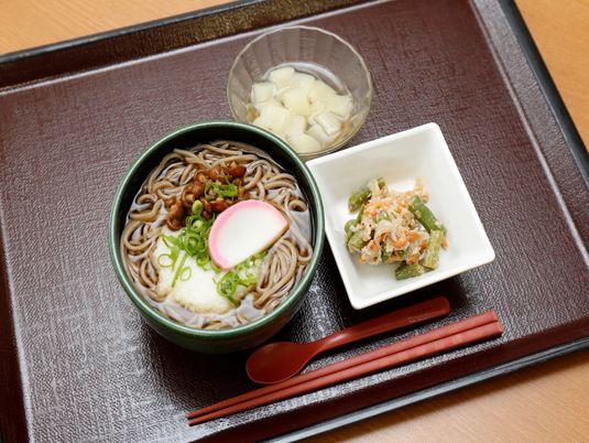 提供された食事の様子