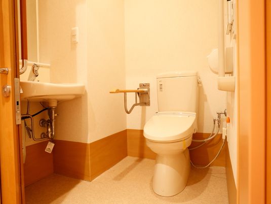 清潔なトイレの内観