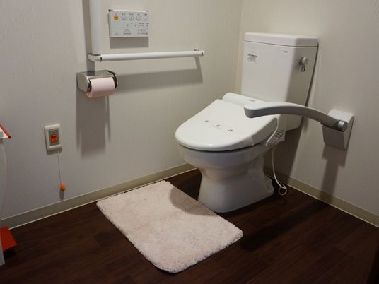 バリアフリーのトイレ設備
